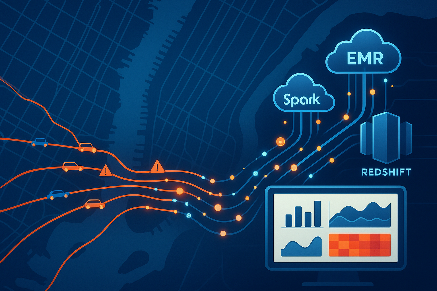 NYC Collision Data Pipeline: Scalable ETL on AWS with Spark and Redshift
