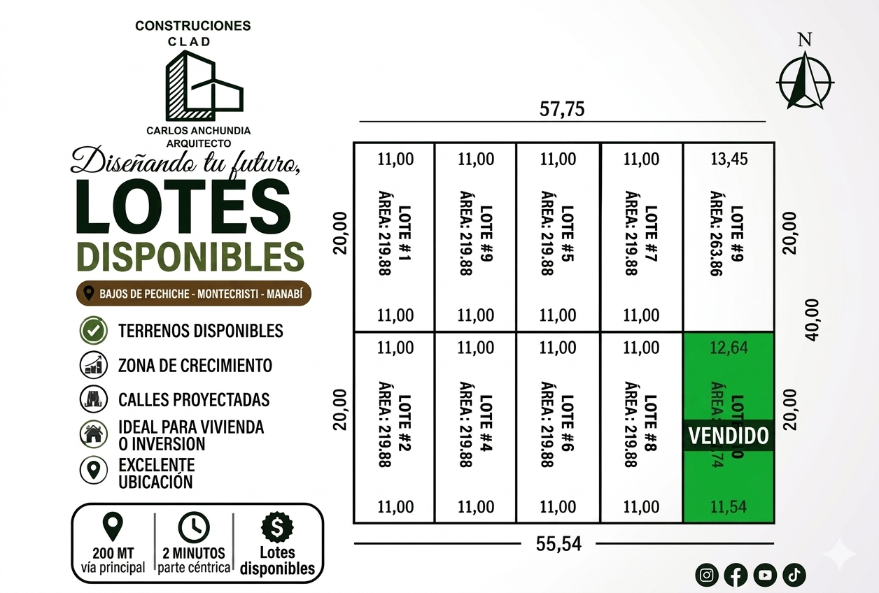 Terreno en venta en Montecristi — foto 2