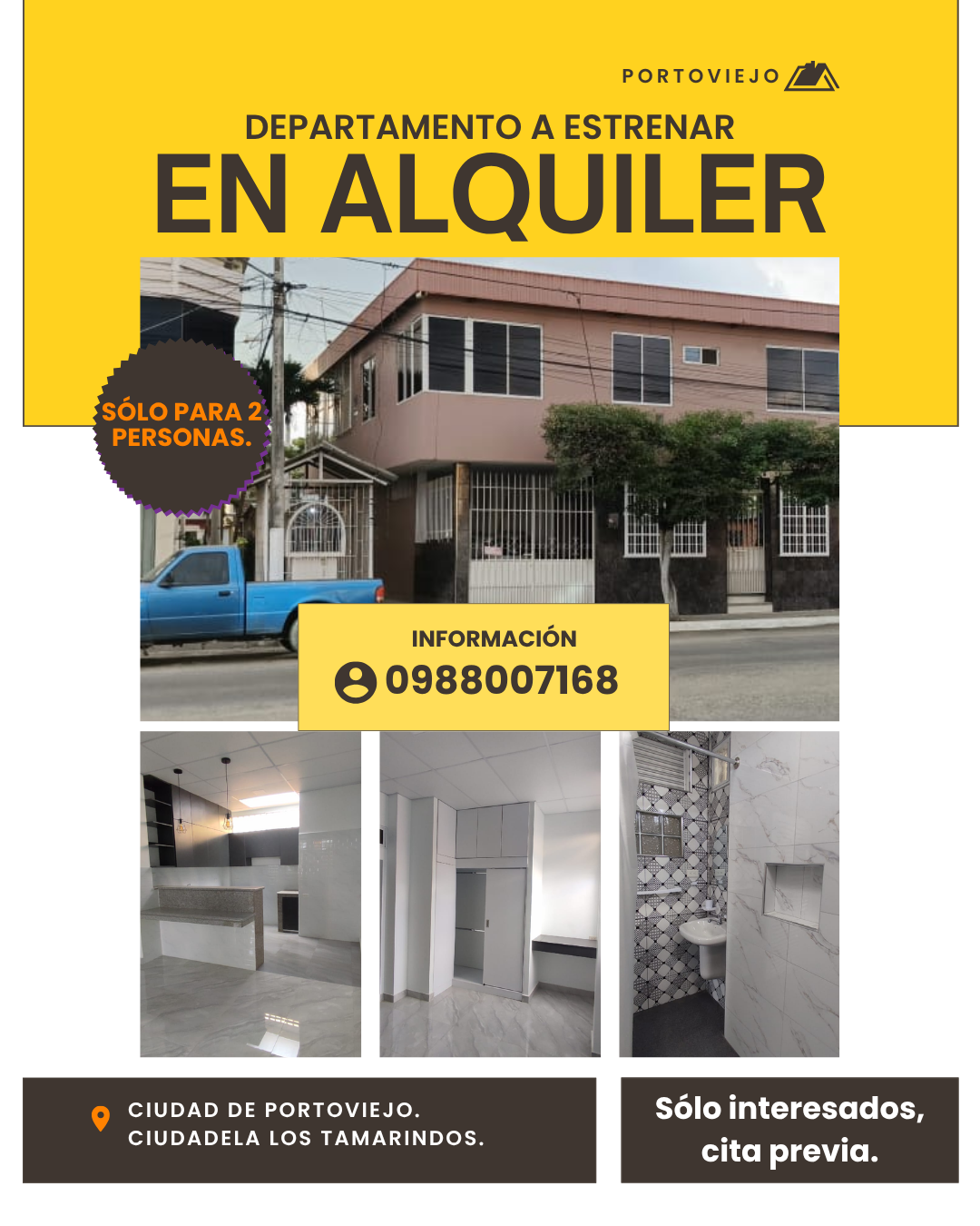Departamento en arriendo en Portoviejo — foto 1