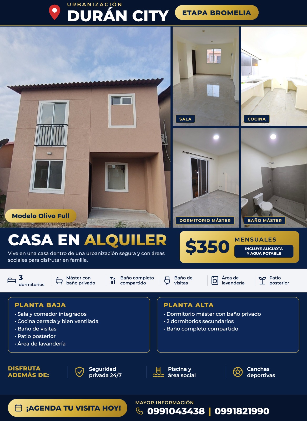 Casa en arriendo en Durán — foto 1