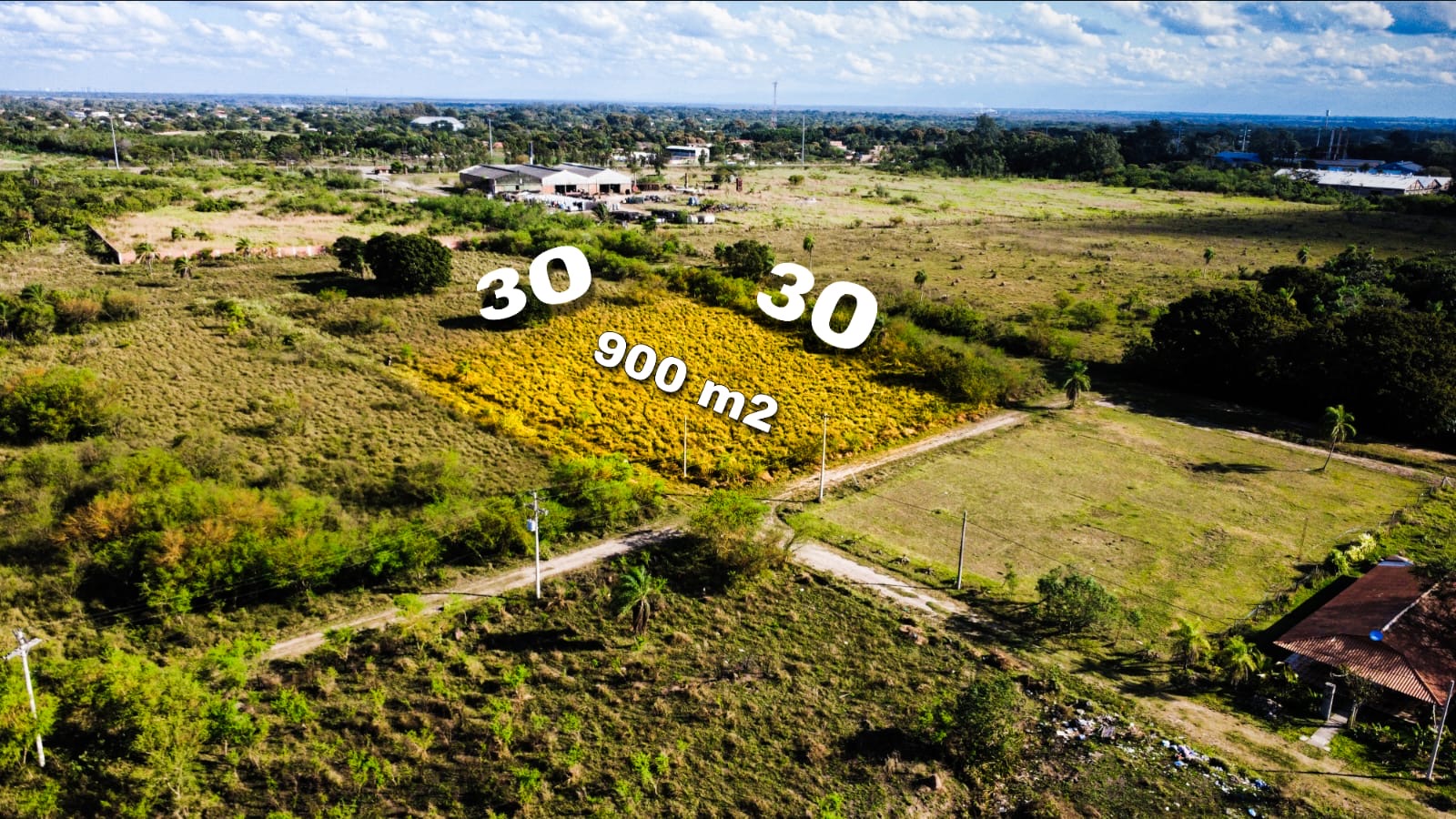 Terreno carretera a La Bélgica